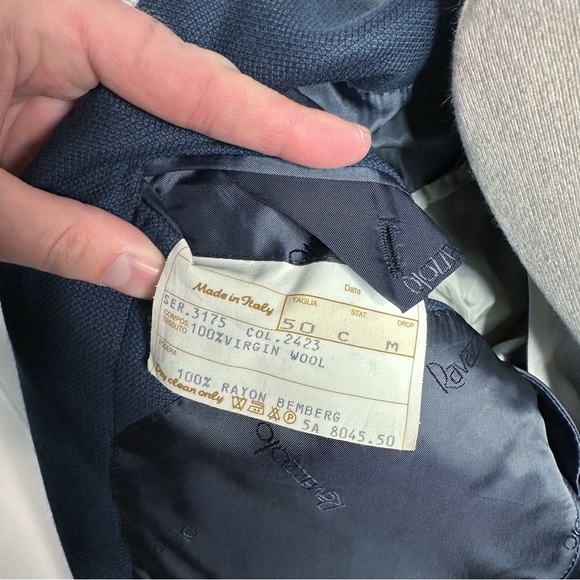 Ravazzolo Italian 3 Piece Navy Suit - Picture 9 of 13